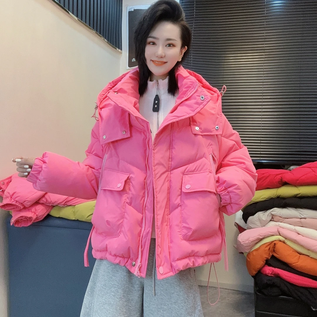 【鑫爷】小众设计师款大兜兜棉服外套遮肉显瘦1179