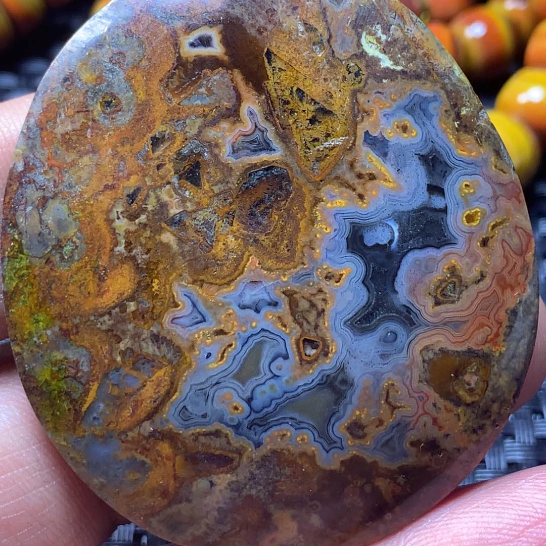 玛瑙/玉髓吊坠未镶嵌A****1