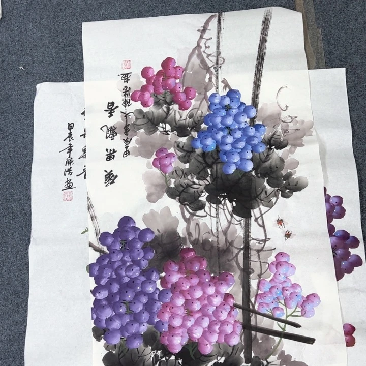 国画纯手绘作品欣赏图