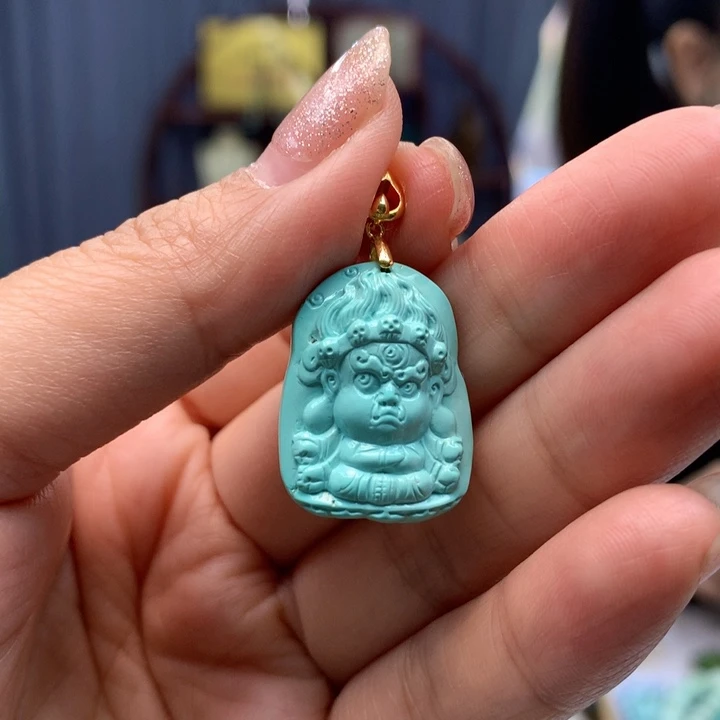 悦***笑绿松石未镶嵌配饰