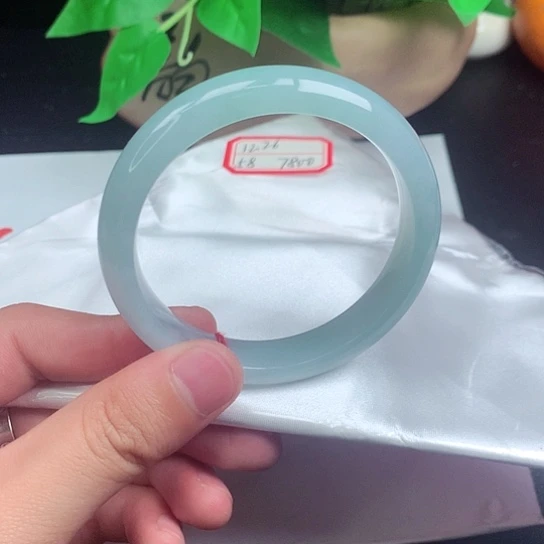 翡翠手镯未镶嵌正圈044
