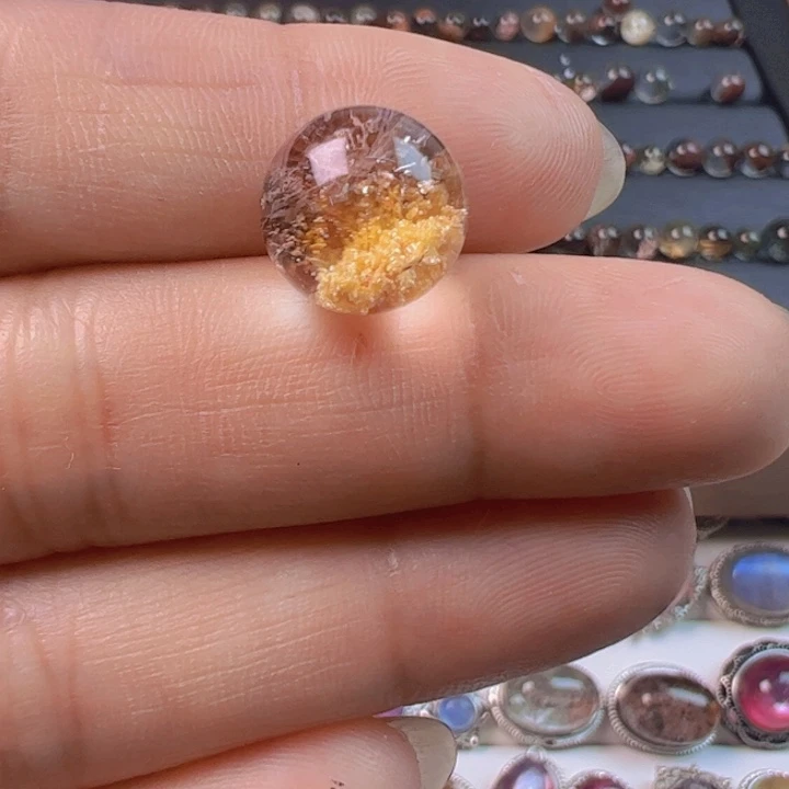 水晶手链银S800镀金镶嵌要****羊