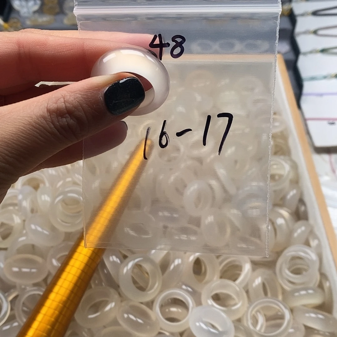 玛瑙/玉髓戒指合金