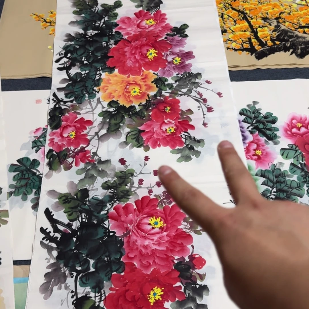 国画漳****店会娟艺术馆直播间