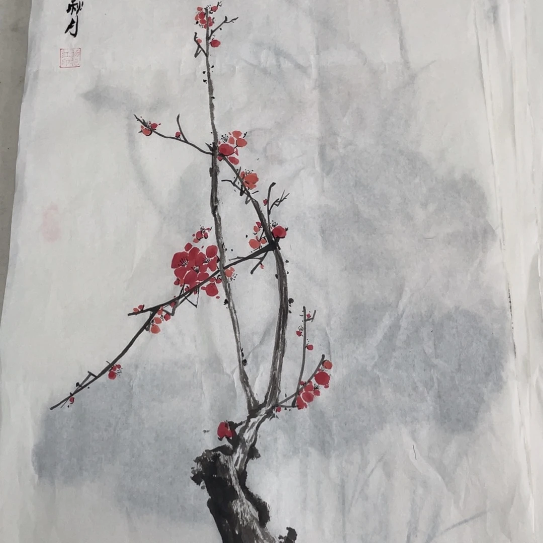 国画杨艳红老师绘画