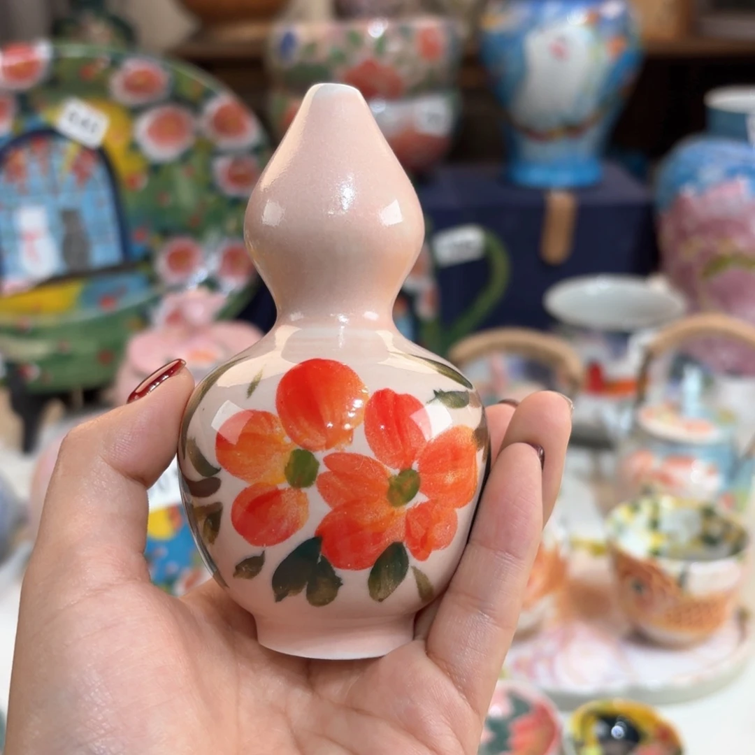 景德镇手绘高温釉下彩陶瓷茶具