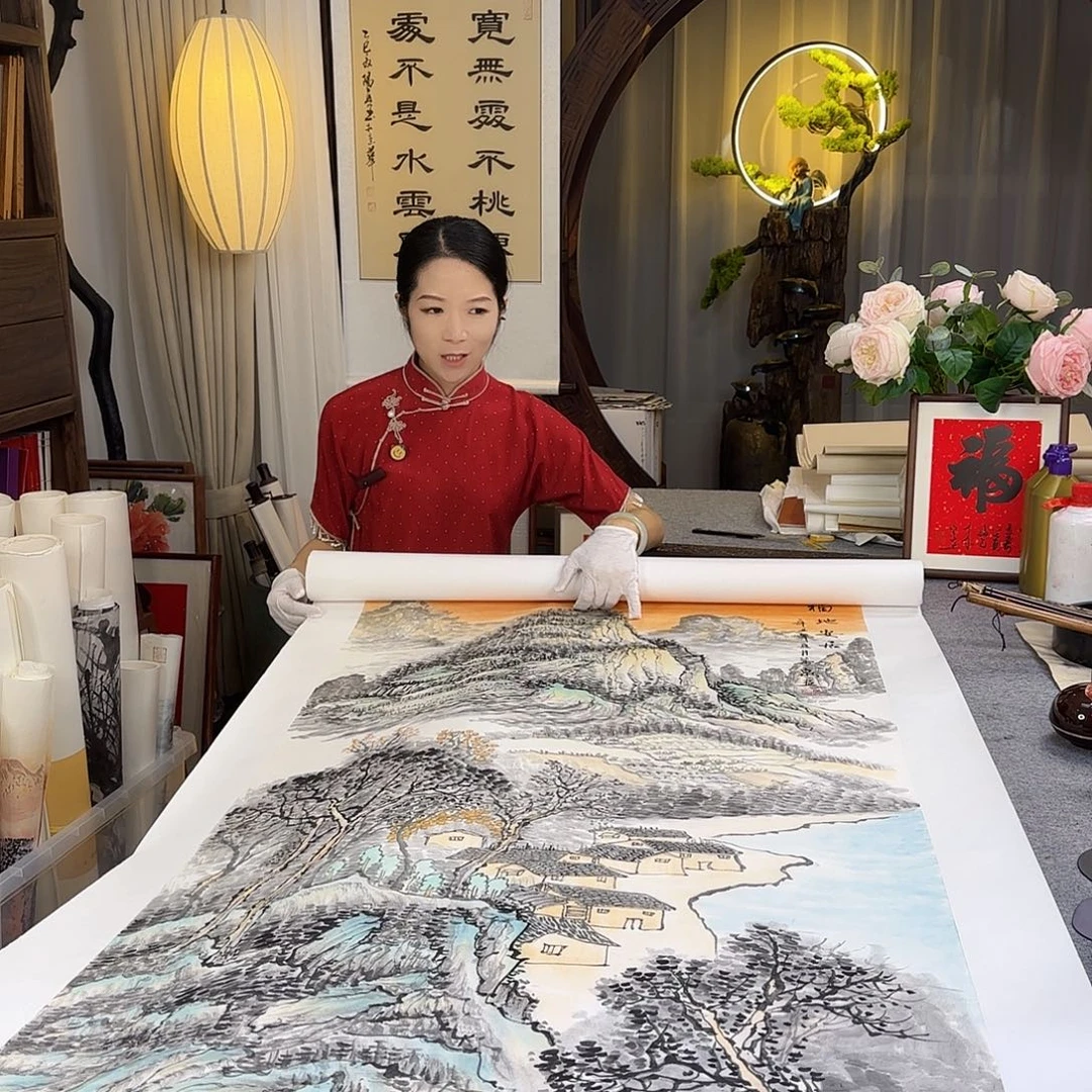 国画石万泉老师国画
