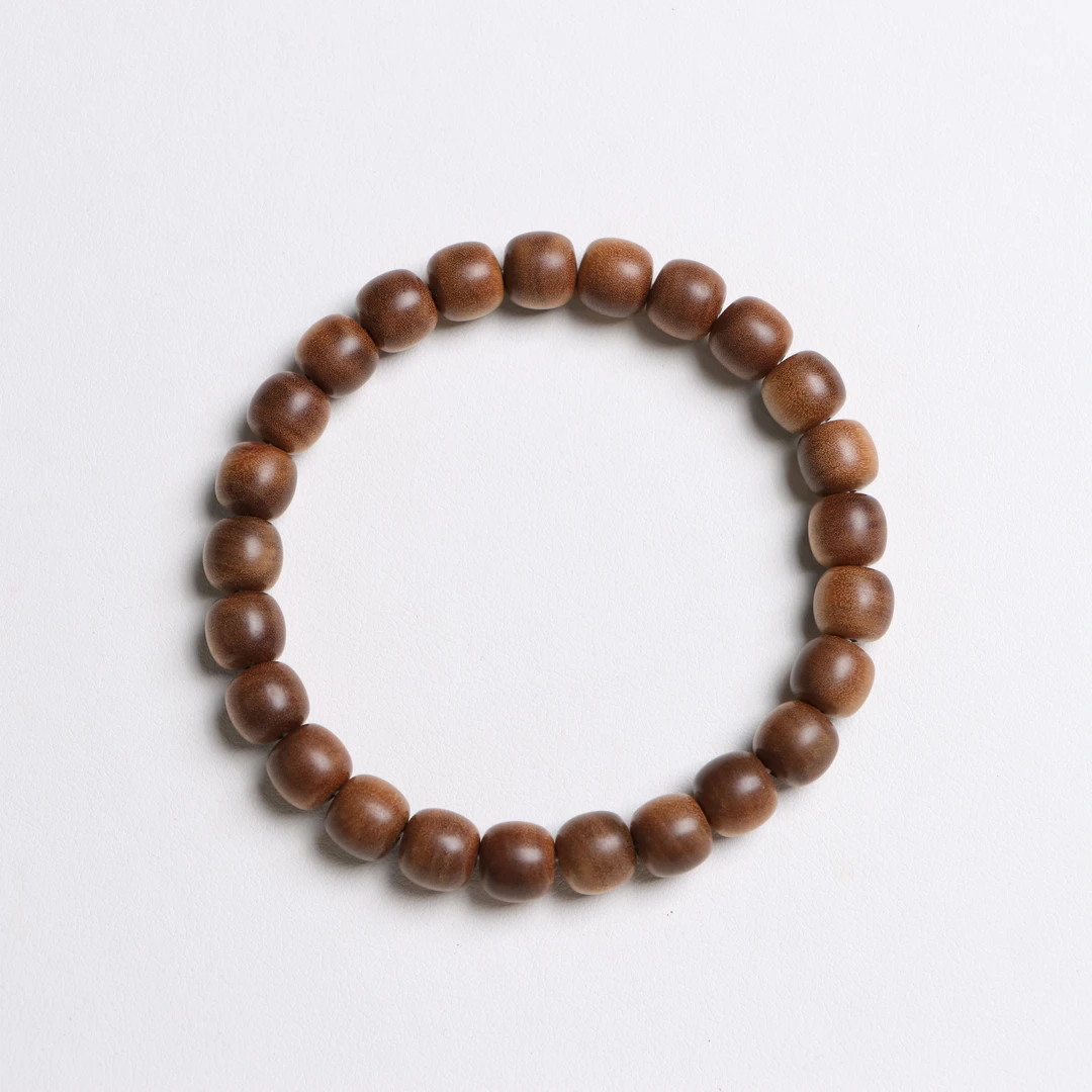 7.5*8焦糖 小云端 印度迈索尔老山檀香手串
