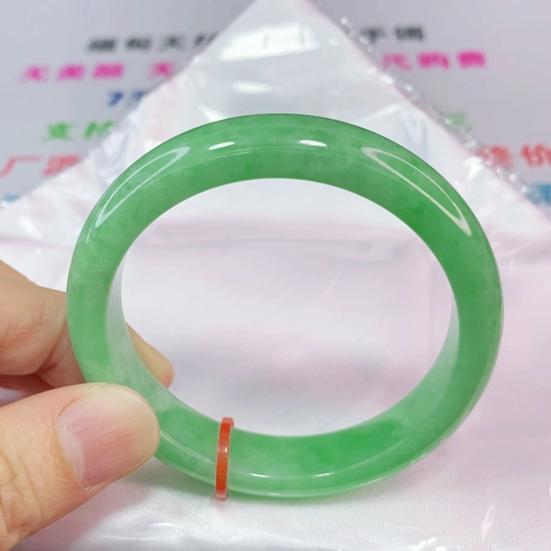 未镶嵌手镯翡翠53圈口正圈