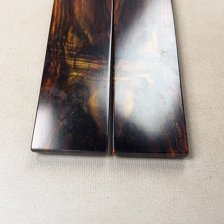 钟*老挝大红酸枝镇尺一对