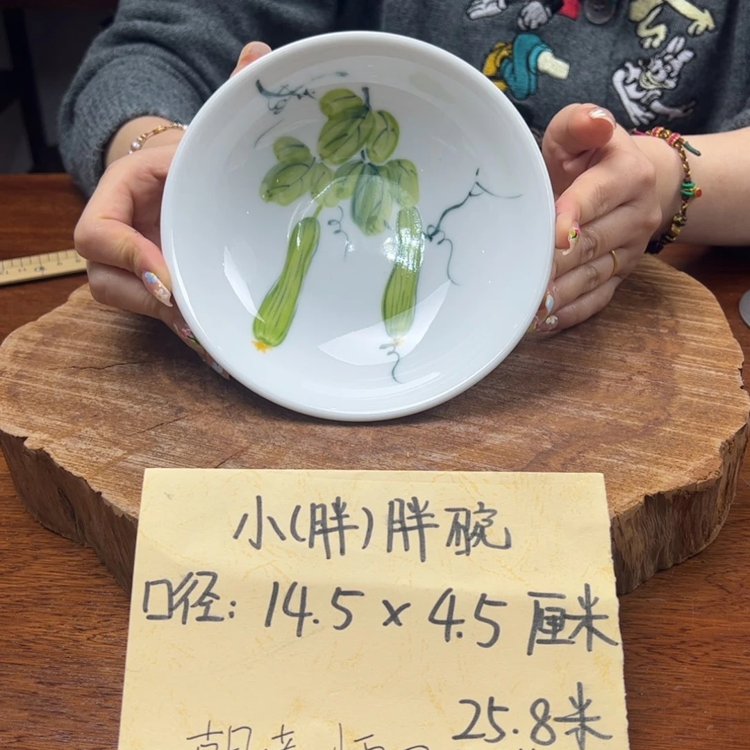 瓷片景德镇陶瓷手工手绘制作