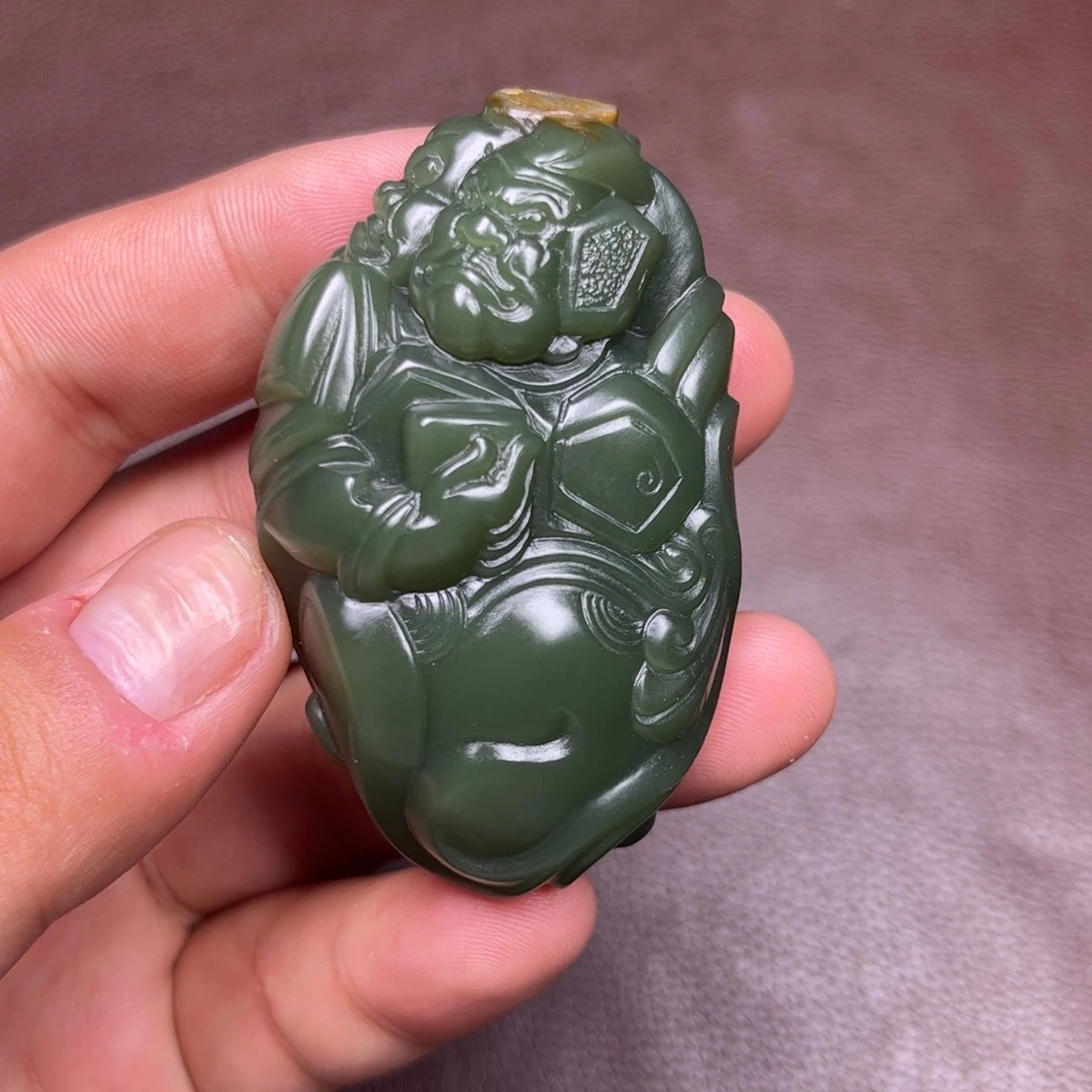 和田玉未镶嵌吊坠(不含链)