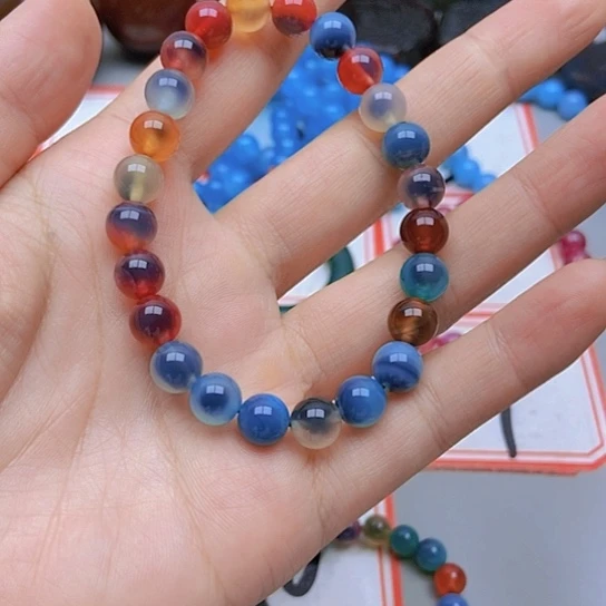 【闪购商品】玛瑙/玉髓手镯未镶嵌?****睛