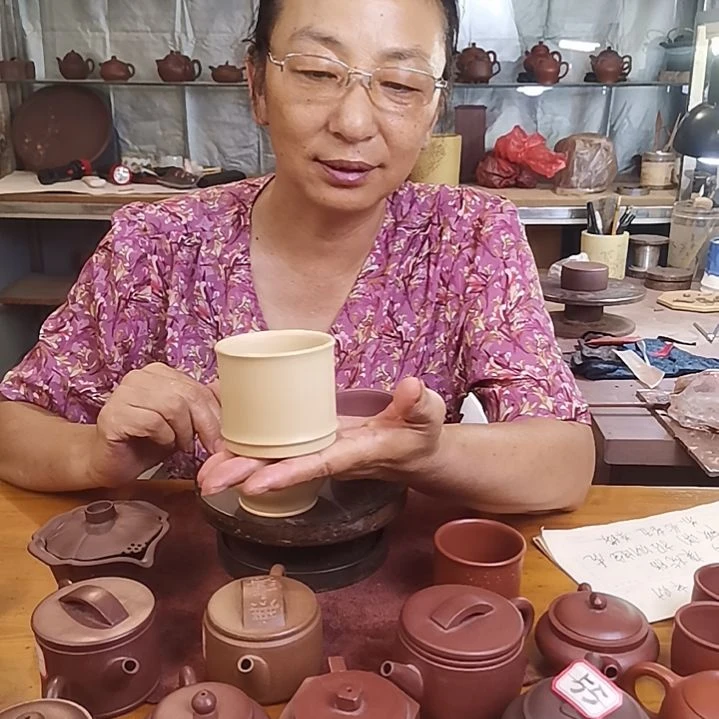 茶杯紫砂宜兴紫砂精工制作