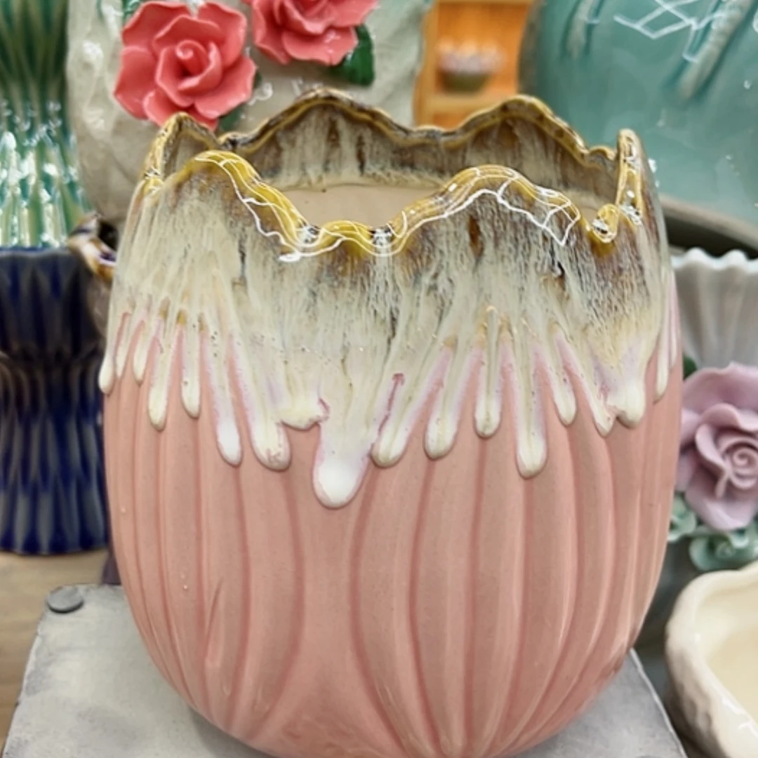 【闪购商品】陶瓷花盆