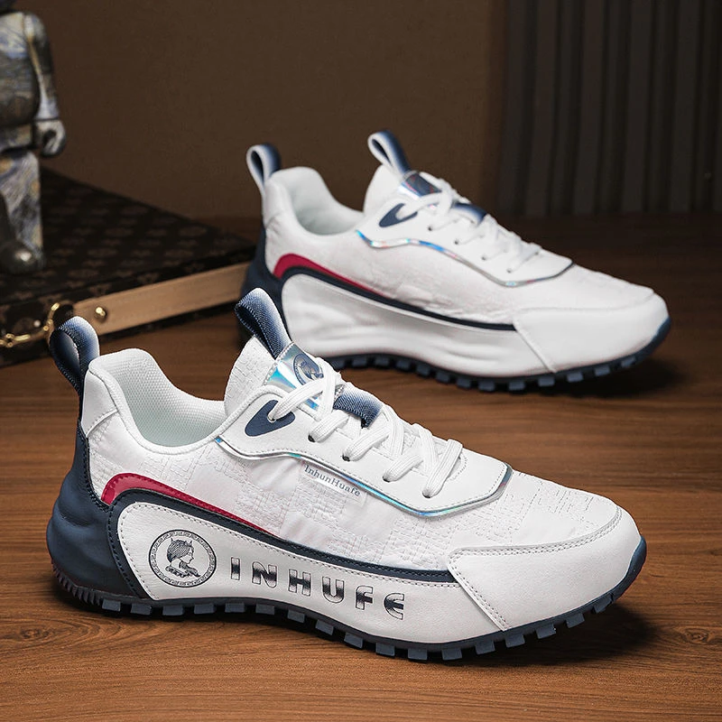 新款春季休闲情侣男士运动鞋透气时尚百搭增高软底防滑休闲鞋帕拉