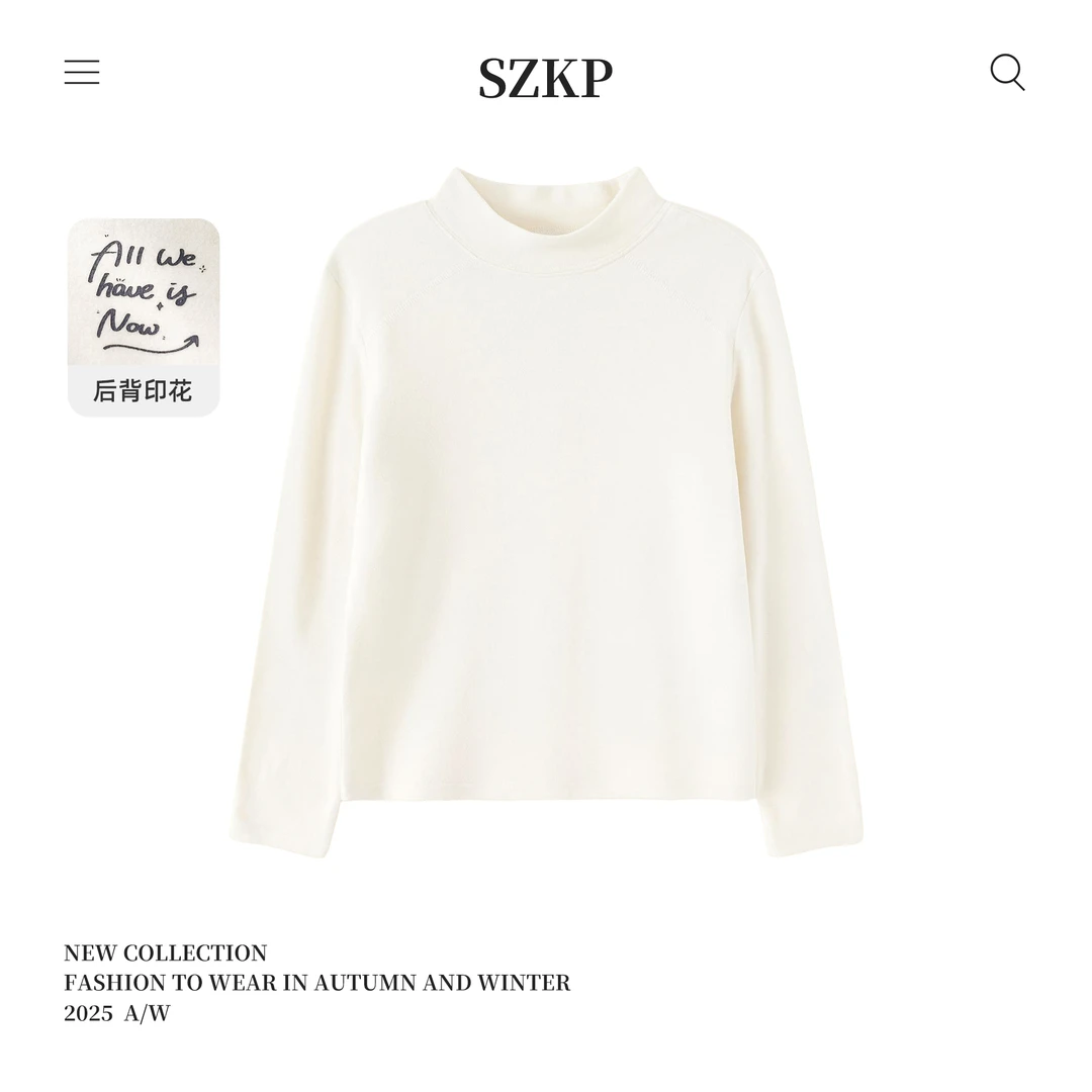 SZKP冬季新款女童装休闲上衣中大童时尚洋气儿童打底衫BGYD556224