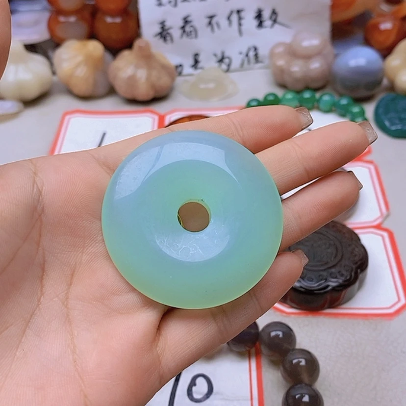 【闪购商品】未镶嵌玛瑙/玉髓珠宝半成品天**福