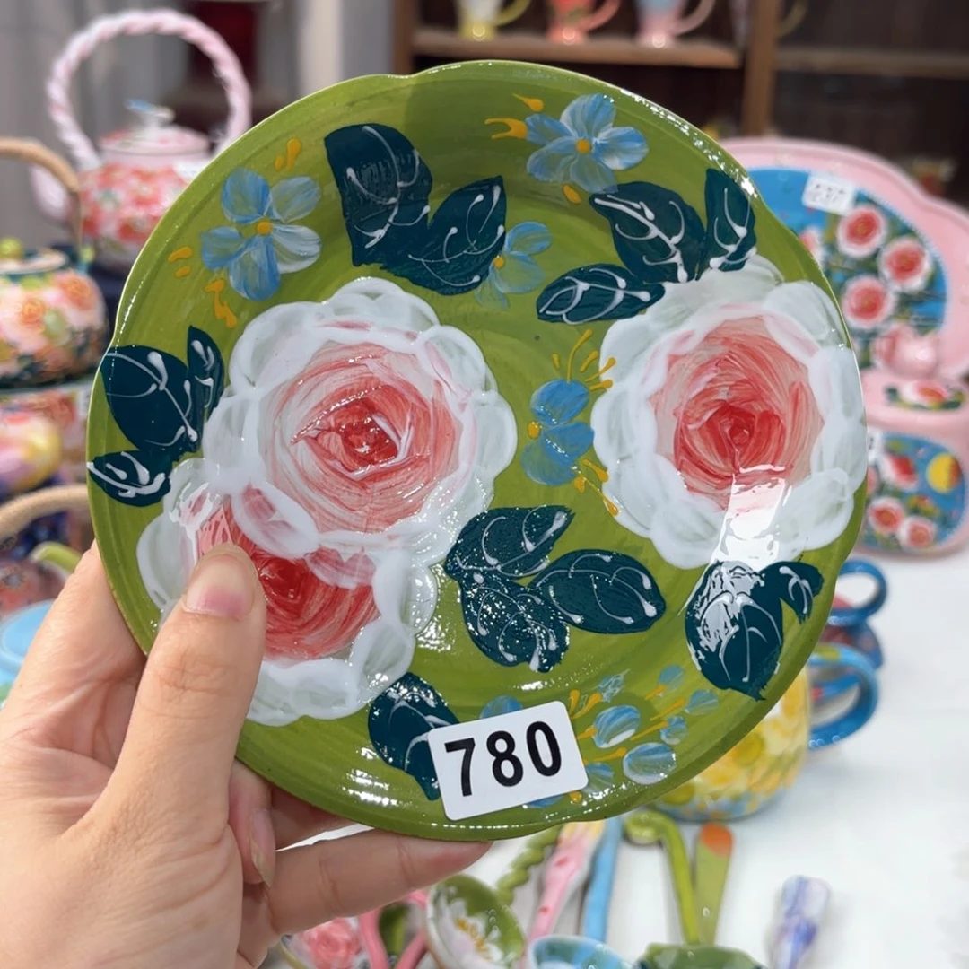 景德镇手绘高温釉下彩陶瓷茶具