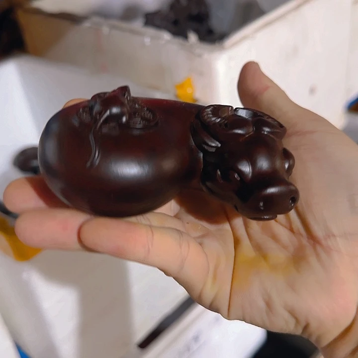 木黑檀木11鼠你有钱一个