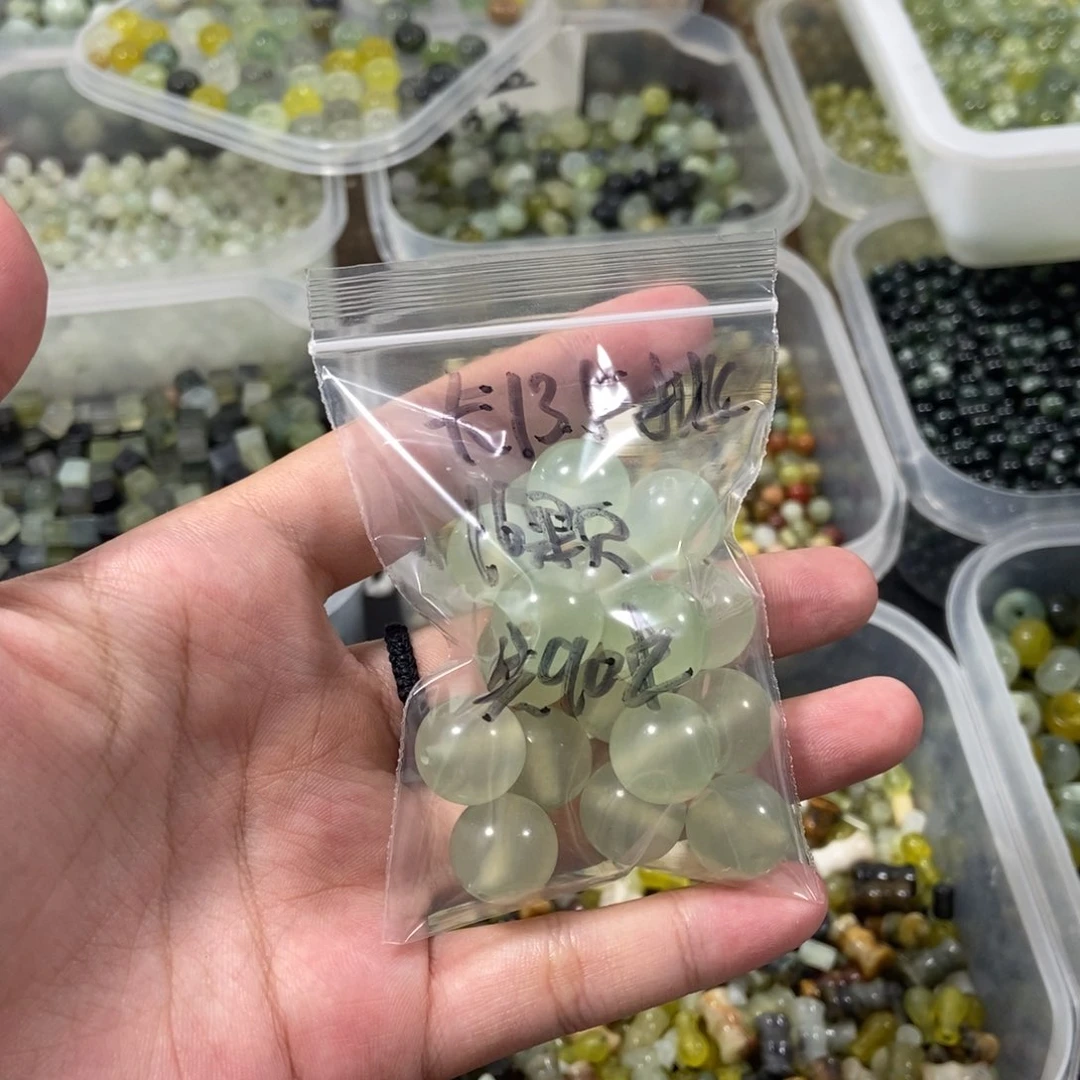 蛇纹石玉合金珠宝半成品