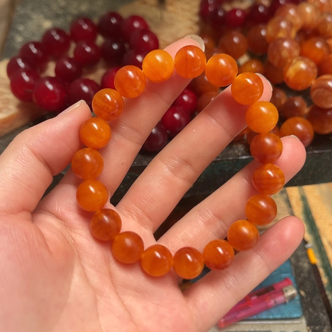 松木（琥珀木）手串/手链1.1包浆