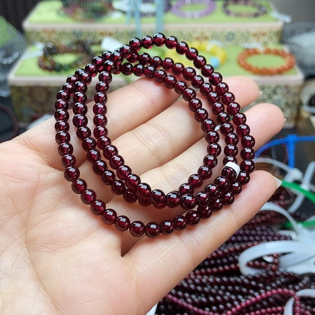 手链石榴石未镶嵌手串5