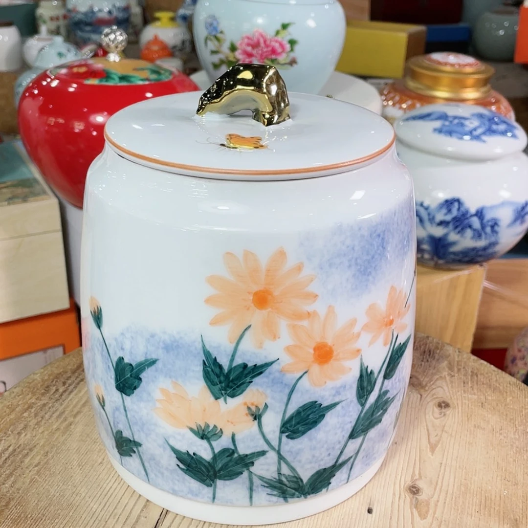 【闪购商品】罐陶瓷茶叶罐密封罐