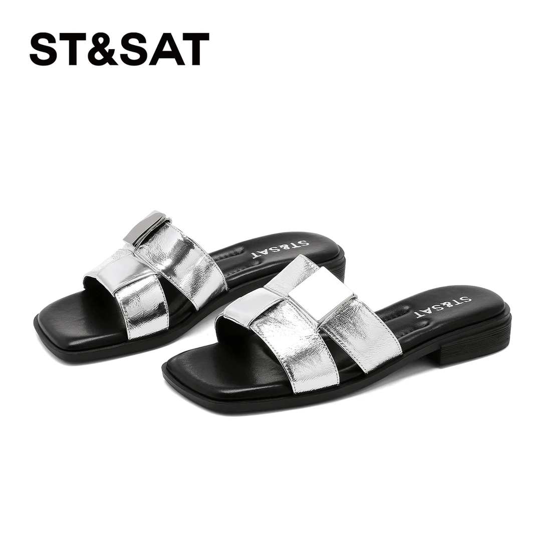 星期六夏季拖鞋女款2025新款爆款凉拖鞋女外穿沙滩鞋出游百搭鞋子