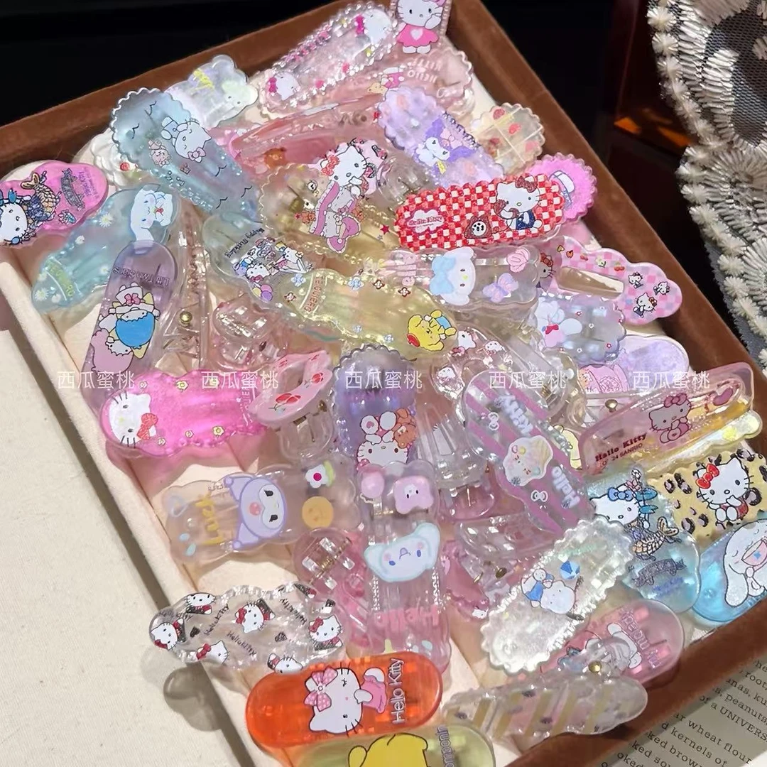 超值浮力发饰回馈发夹碎发夹鸭嘴夹刘海侧边夹少女心发饰女随机