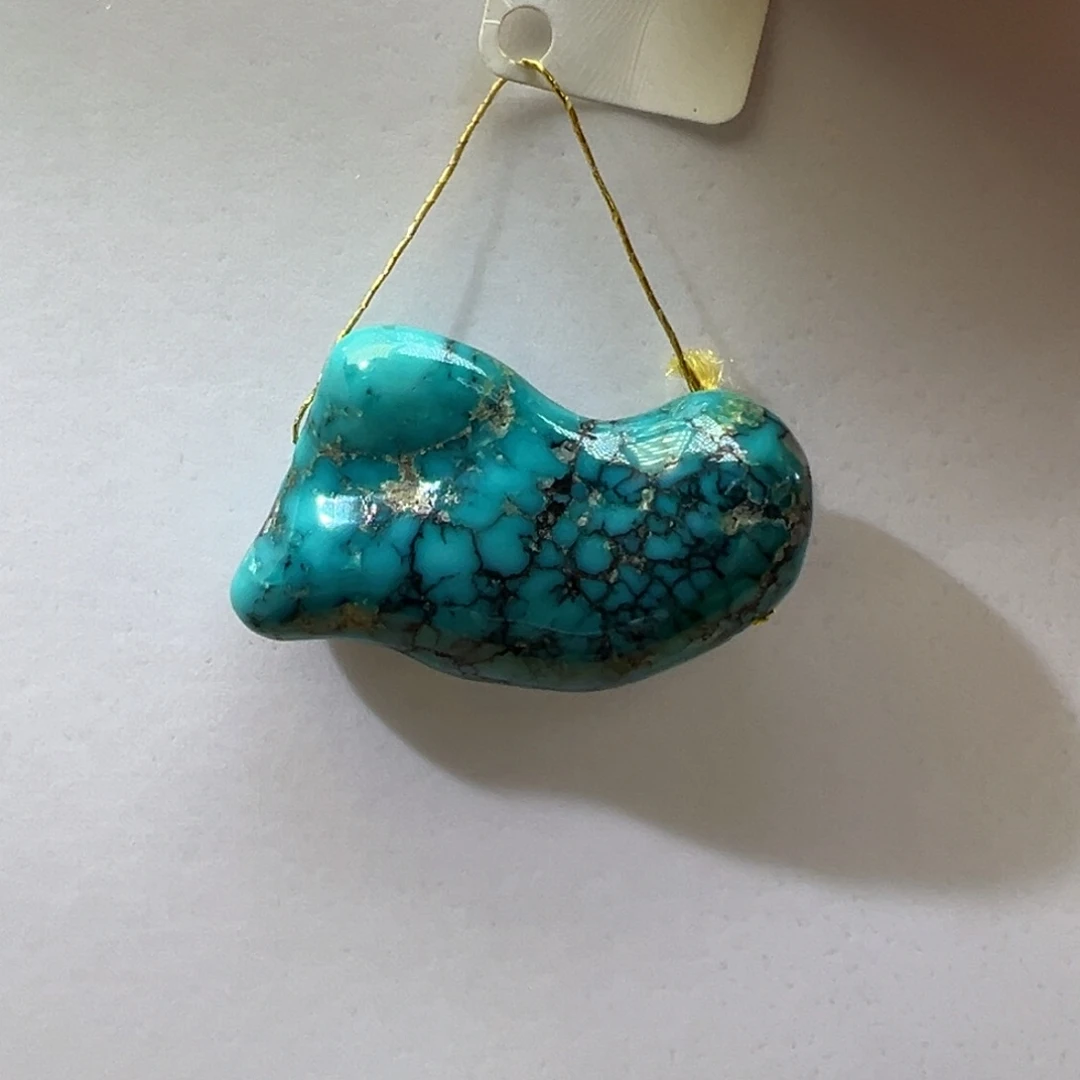 绿松石未镶嵌挂件