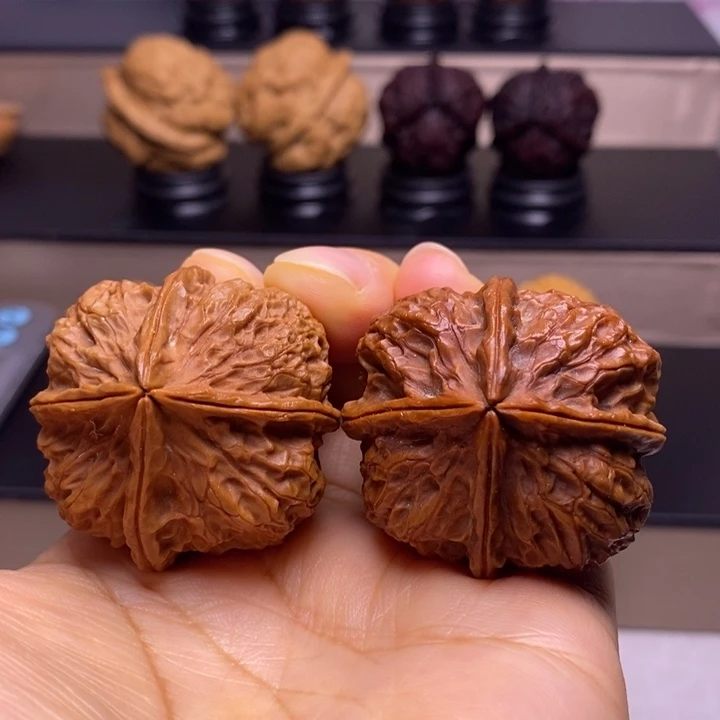 把件文玩核桃洛神牡丹76