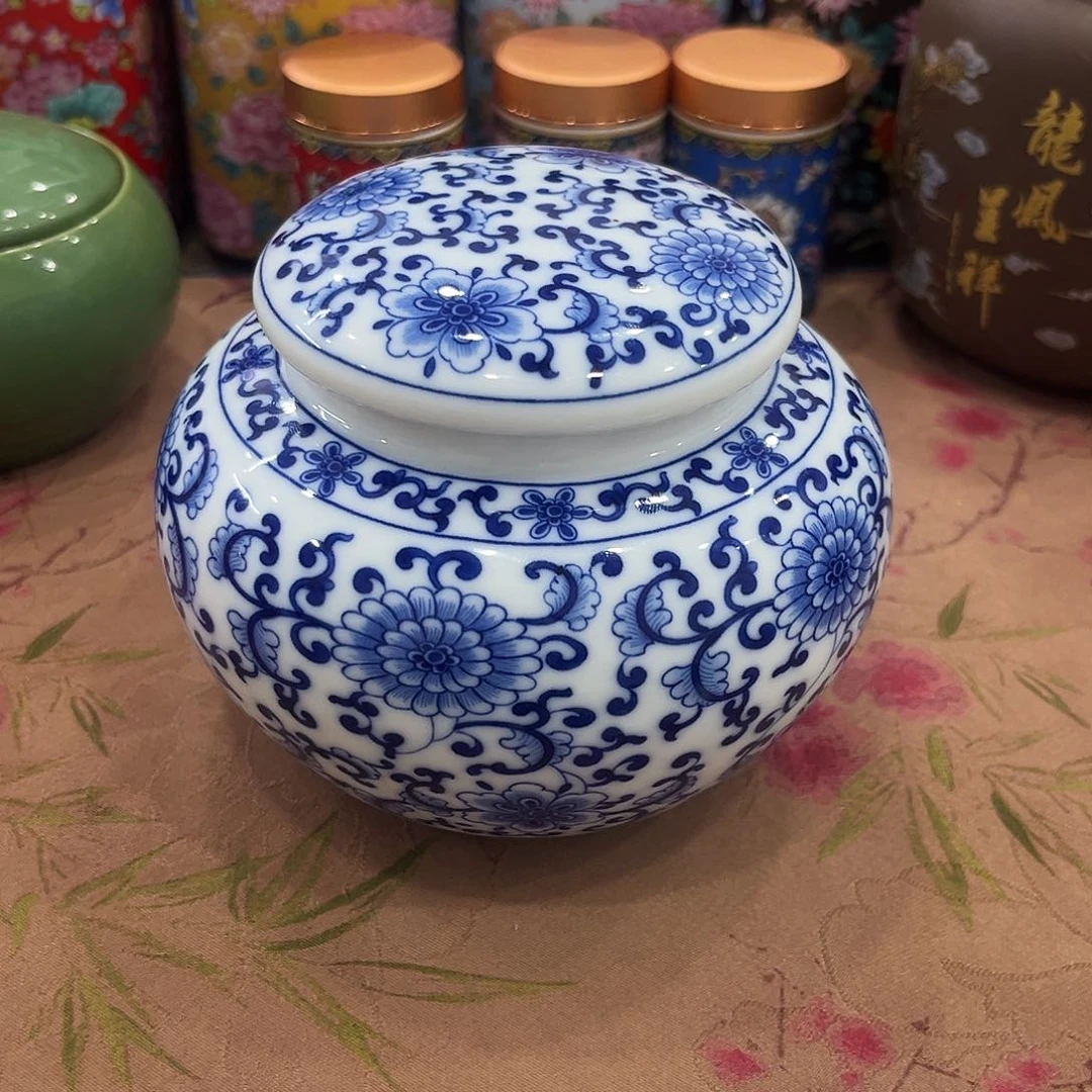 陶瓷制品高端茶叶罐