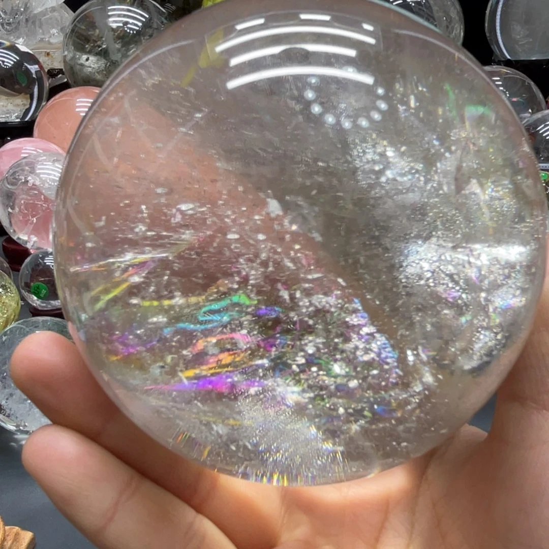 水晶MM白水晶球H1175未镶嵌*️****