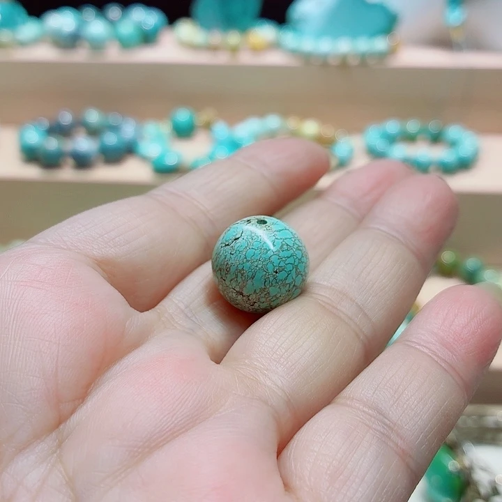 左***下绿松石未镶嵌吊坠(不含链)