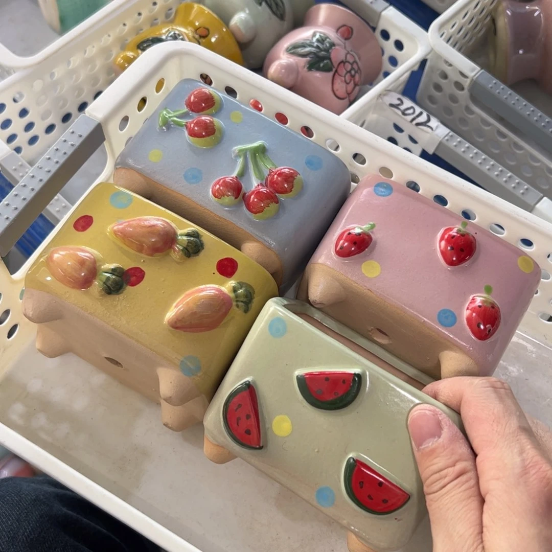 陶瓷多肉小花盆@@1987