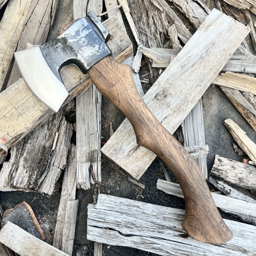 锰钢锻打铁脖子斧户外露营家用劈柴砍树野外生存