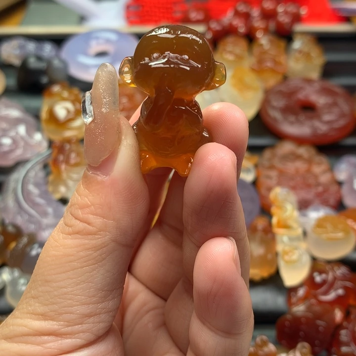 玛瑙/玉髓颈饰未镶嵌噜***噜