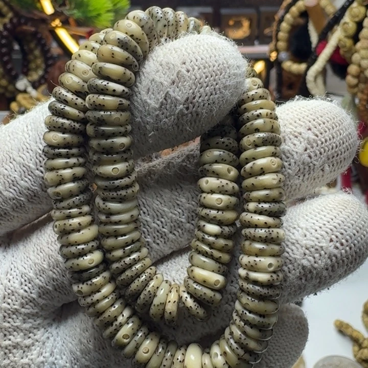 手串星月菩提3号车尺寸9石玉盘缠108