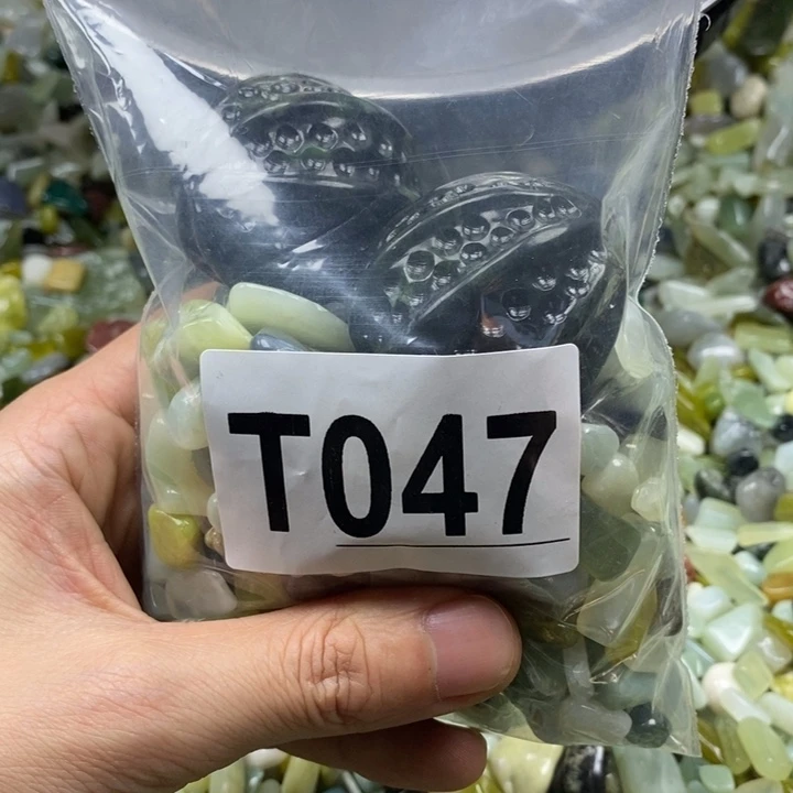 蛇纹石玉未镶嵌鱼缸石