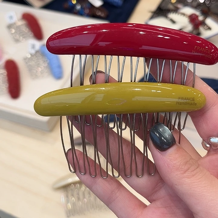 布艺非金属醋酸倒齿梳