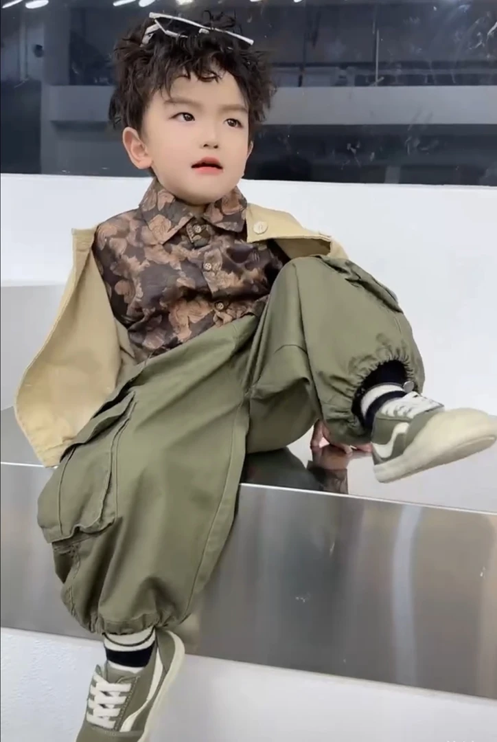 【叛逆少年】男童韩版春季休闲时尚男童套装-52春