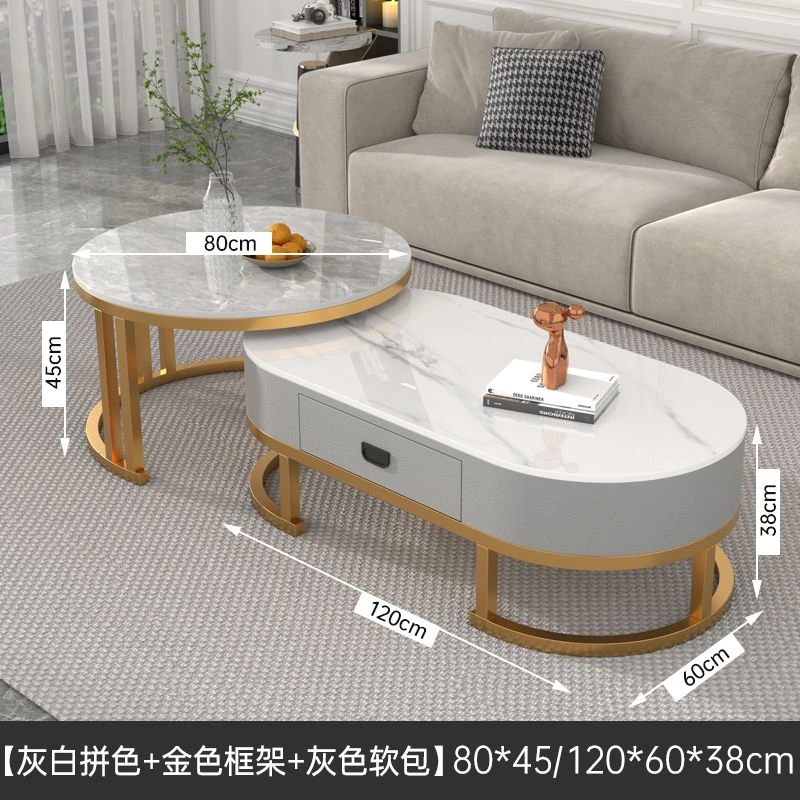 新疆西藏包邮家用客厅岩板小茶几轻奢现代简约茶几桌小户型小桌子