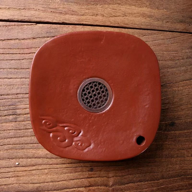 宜兴紫砂壶承干泡台储水茶盘功夫茶道配件纯手工家用壶托