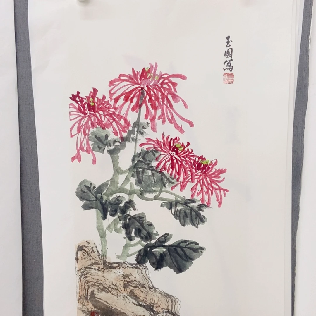 国画手写手绘作品123