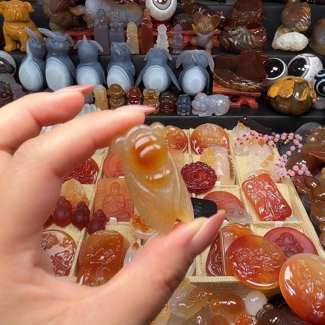 玛瑙/玉髓未镶嵌颈饰