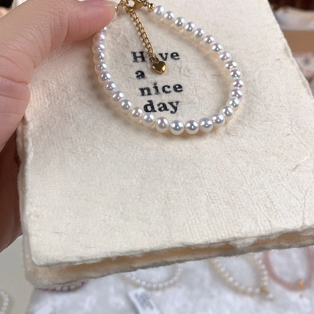 未镶嵌手绳淡水珍珠