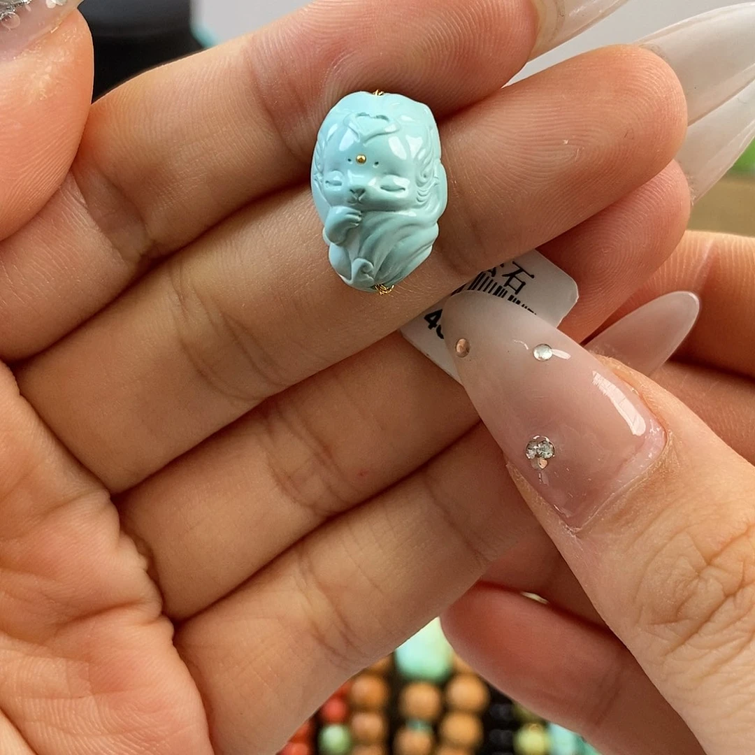 未镶嵌绿松石珠宝奇石