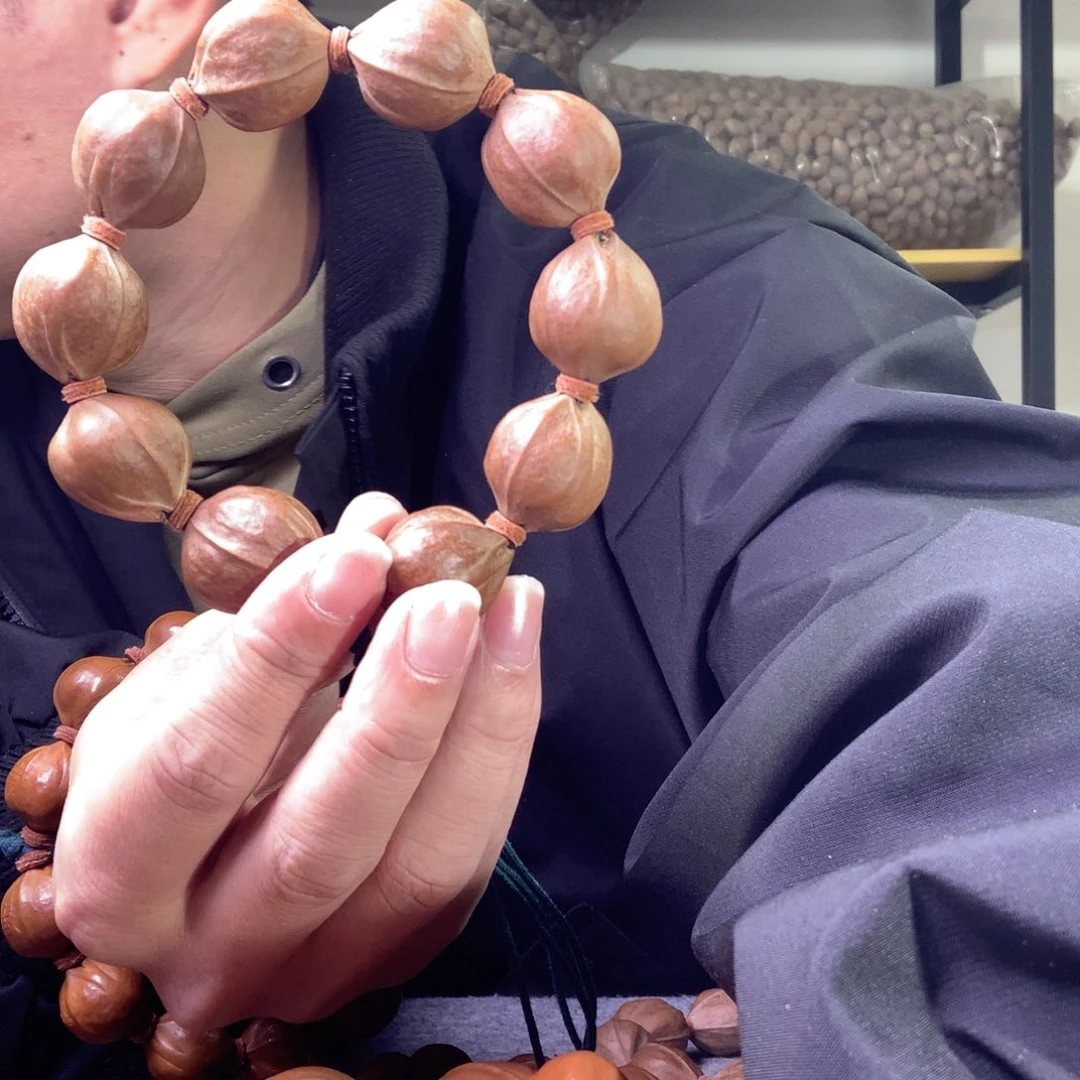 J***W橄榄核手串/手链梅林铁核21/24