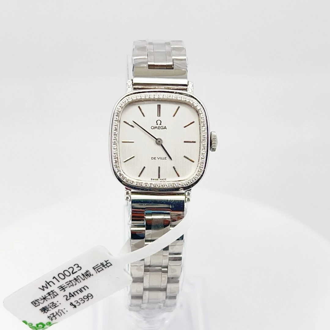 95新 Omega/欧米茄  手动机械后钻24mm/公价32999/wh10023